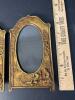 Pair of W.B. Mfg. Co. Embossed Gilt Picture Frames in Romantic Style - 6