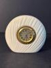 Lenox Quartz Shell-Shaped Porcelain Desk Clock