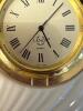 Lenox Quartz Shell-Shaped Porcelain Desk Clock - 2