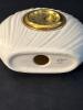 Lenox Quartz Shell-Shaped Porcelain Desk Clock - 3