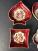 Four Limoges Porcelain Dishes with Gilt and Romantic Scenes - 2
