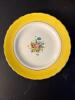 Three Yellow Floral Tuscan Fine English Bone China Plates - 2