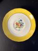 Three Yellow Floral Tuscan Fine English Bone China Plates - 6