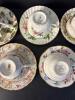 Assorted Floral and Scenic Bone China Tea Cup and Saucer Sets - 7