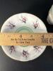 Clarence Bone China England Cups and Saucers, Floral Gold Trim, Set of Eight - 5