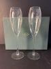 Lenox Etched Glass Champagne Flutes