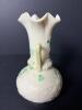 Belleek Shamrock-Pattern Double-Handled Vase - 2