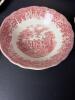 Mixed Lot of Red Transferware Bowls and Plates - 3