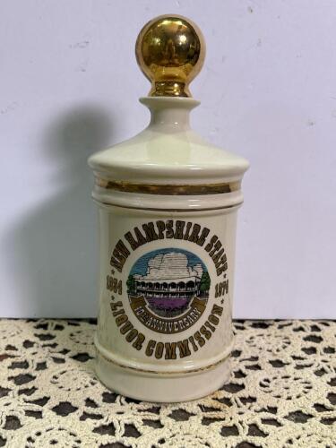 Vintage New Hampshire State Liquor Commission 40th Anniversary Liquor Bottle