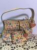 Dooney & Bourke Multicolor Star Pattern Handbag With Pouch