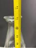 Pair of Antique Glass Oil Lamps with Clear Chimneys - 5