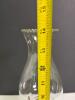 Pair of Antique Glass Oil Lamps with Clear Chimneys - 10