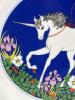 Audrey Christie Unicorn Porcelain Plate - 2