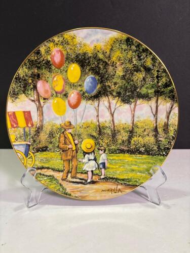 The Balloon Man Decorative Plate by Dominic Mingolla