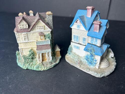Art Exclusives Miniature Houses Clark Mansion and Dr. Stevens Home