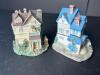 Art Exclusives Miniature Houses Clark Mansion and Dr. Stevens Home
