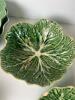 Five Cabbage Leaf Bowls with Tiny Yellow Floral Creamer - 9