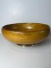 Wooden Salad Bowl with Sterling Silver Foot