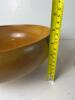 Wooden Salad Bowl with Sterling Silver Foot - 7