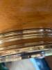 Wooden Salad Bowl with Sterling Silver Foot - 5