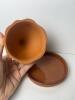 Terracotta Garlic Keeper with Ceramic Garlic Grater Plate - 5