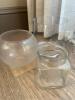 Assorted Clear Glass Vases and Jars - 3