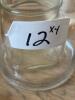 Assorted Clear Glass Vases and Jars - 4