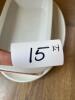 Lot of Four Ceramic Serving Platters, One with Beautiful Hand-Painting - 12
