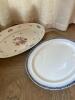Two Oval Serving Platters from Booths Silicon China and Schwarzburg