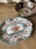 Imari-Style Porcelain Serving Dish and Bowl with Floral Motif