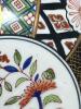 Imari-Style Porcelain Serving Dish and Bowl with Floral Motif - 9