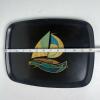 Couroc Monterey California Sailboat Inlaid Serving Tray - 10