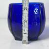 Gorgeous Cobalt Blue Glass Tumblers - 3