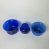 Beautiful Handblown Cobalt Blue Art Glass Vases and Bowls - 2