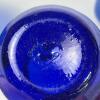 Beautiful Handblown Cobalt Blue Art Glass Vases and Bowls - 4