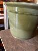Stoneware Crock and Glazed Ceramic Planter - 5
