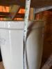 Stoneware Crock and Glazed Ceramic Planter - 7