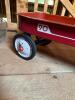 Vintage Radio Flyer 90 Red Metal Pull Wagon - 3
