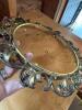 Ornate Rococo-Style Gilt Brass Round Picture Frame - 3