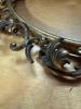 Ornate Rococo-Style Gilt Brass Round Picture Frame - 6