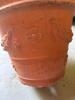 Large Terracotta Planter Italian-Style with Relief Decoration - 5
