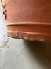 Large Terracotta Planter Italian-Style with Relief Decoration - 6