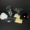 Assorted Small Vintage Glass and Ceramic Dishes and Bowls - 2