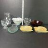 Assorted Small Vintage Glass and Ceramic Dishes and Bowls - 7