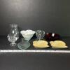 Assorted Small Vintage Glass and Ceramic Dishes and Bowls - 8