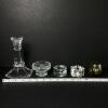 Assorted Glass Candle Holders and Votive Cups - 9