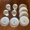 Bialetti Porcellana Egg Cups and Saucers