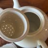 Porcelain Teapot, Sugar Bowl, and Espresso Cups with Saucers - 4