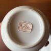 Porcelain Teapot, Sugar Bowl, and Espresso Cups with Saucers - 6