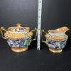 Noritake Hand Painted Sugar Bowl and Creamer Art Deco-Style - 7
